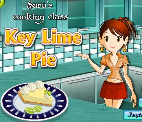 the game sara cooking class key lime pie recipe online